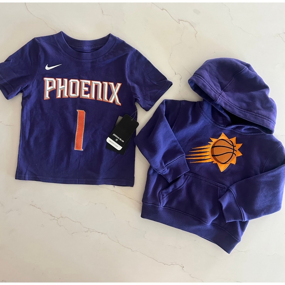 Phoenix Suns Devin Booker Basketball Sweatshirt & Nike Shirt Toddler 2T & 3T